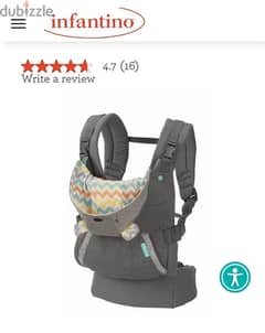 infantino baby carrier حمالة اطفال
