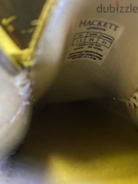 حذاء شمواه هاكيت اوريچينال مقاس ٣٤ صناعه اوروبي برتغالي 3