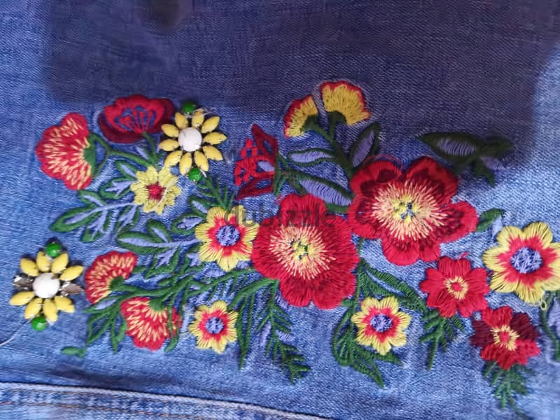 Zara embroidered torn skinny jeans 2