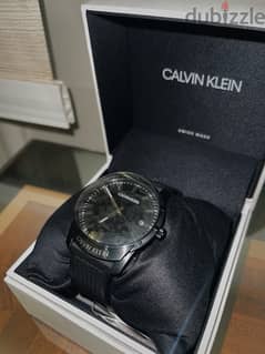 Calvin Klein Evidence Quartz Black Dial Men's Watch