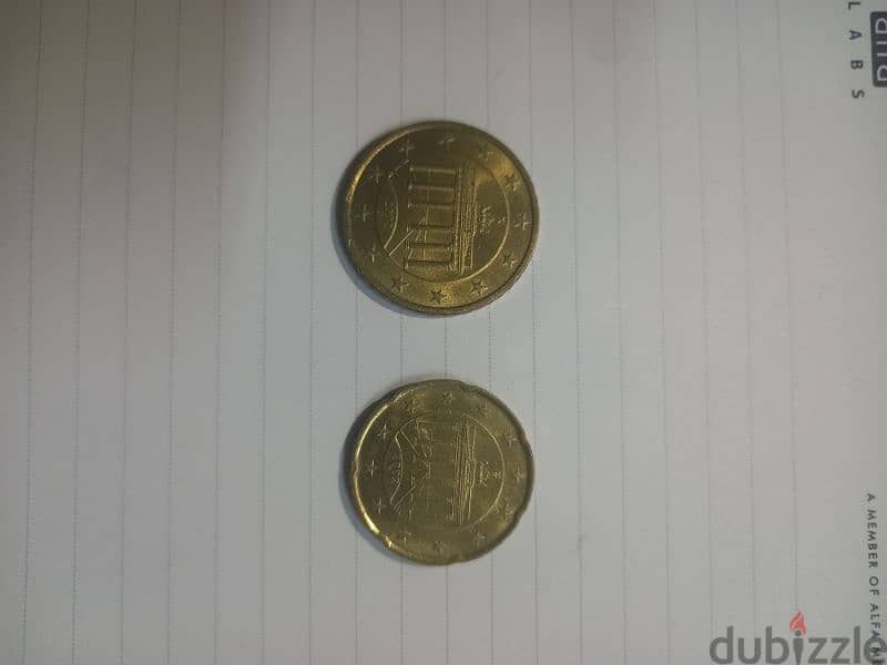 50 يورو و 20 يورو 2002 1