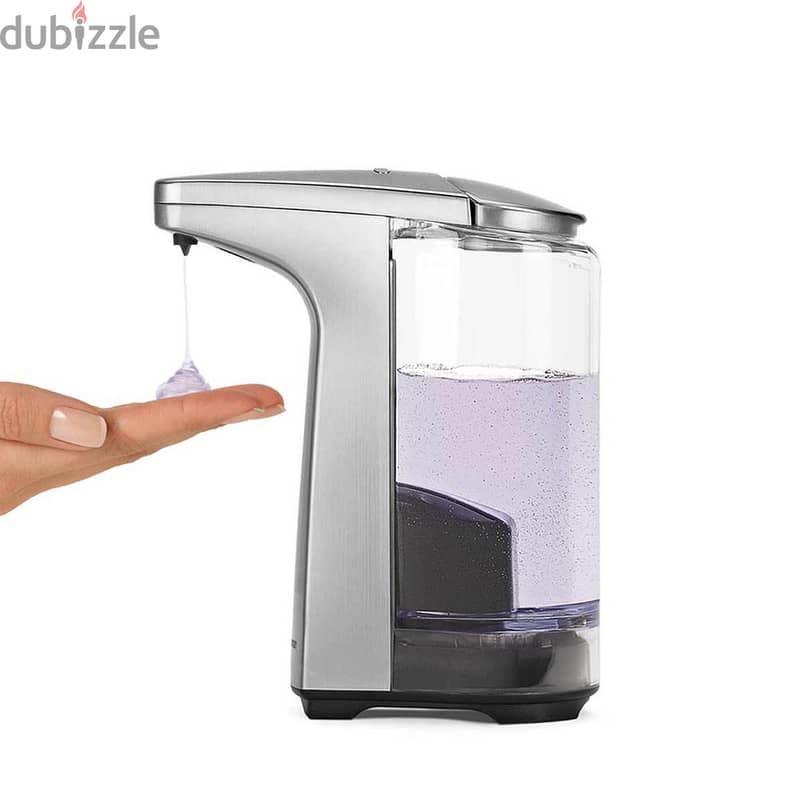 simplehuman 8 oz. Touch-Free Sensor Liquid Soap Pump Dispenser 5