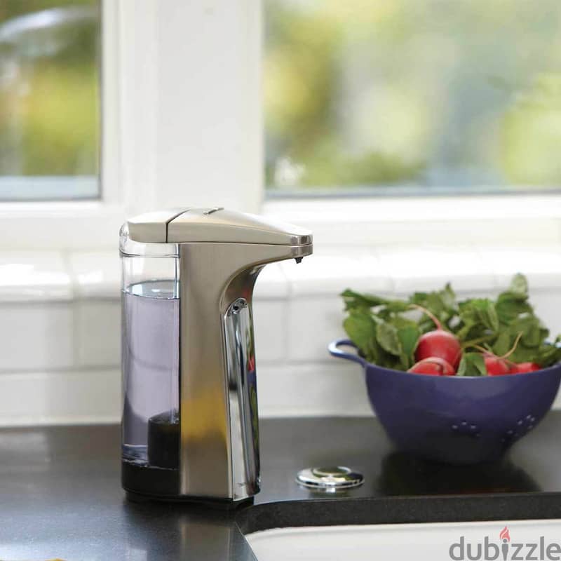 simplehuman 8 oz. Touch-Free Sensor Liquid Soap Pump Dispenser 7