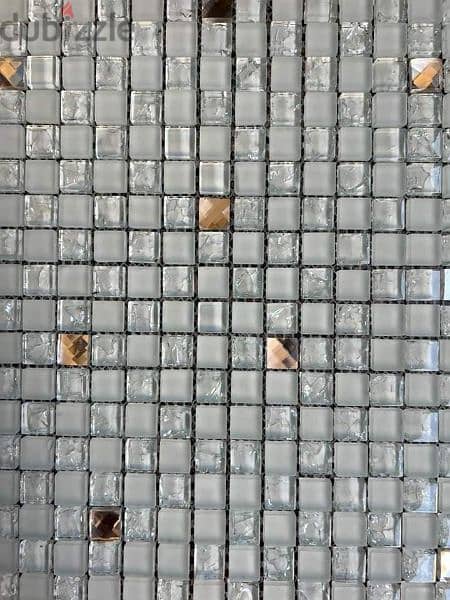 Mosaic tiles for decorations Glass mosaic شيت الموزاييك ل الديكورات 4