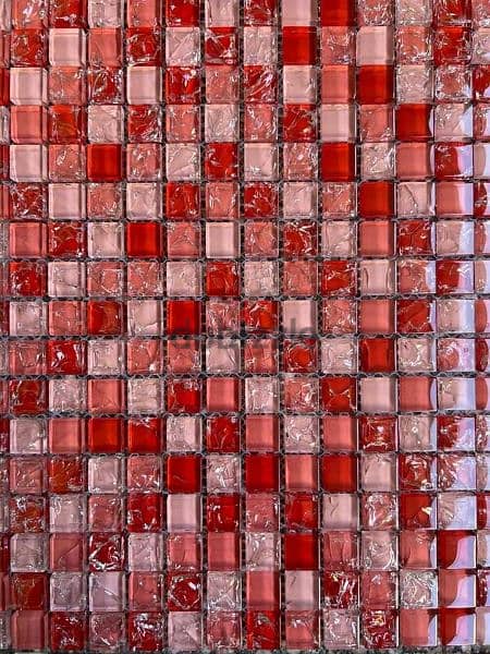Mosaic tiles for decorations Glass mosaic شيت الموزاييك ل الديكورات 7