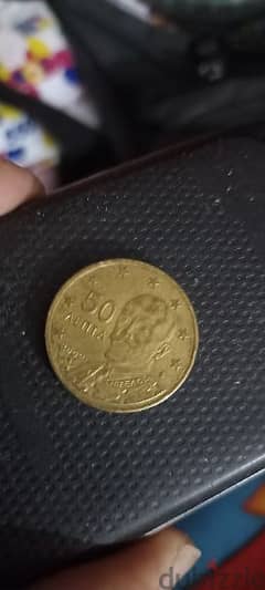 50 سنت يورو 2002 من الذهب الاسكندنافى 0