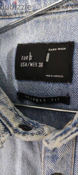 Zara original jeans jacket جاكيت جينز زارا اصلي 3
