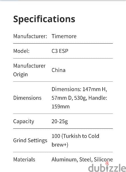 TIMEMOREchestnut Manual coffee grinder C3ESP 6