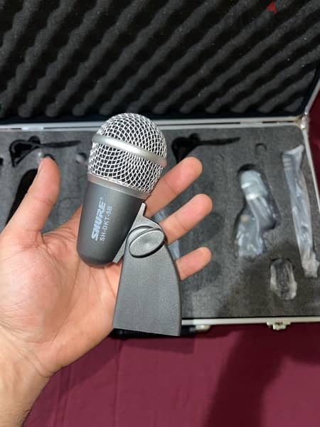 5 shure microphone drums - طقم مايكات درامز شور 3