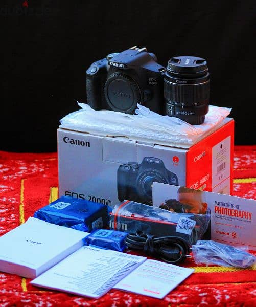 Canon EOS 2000D Shutter 700 جديدة 0