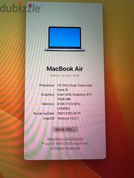 MacBook Air 13 inch 2018 0