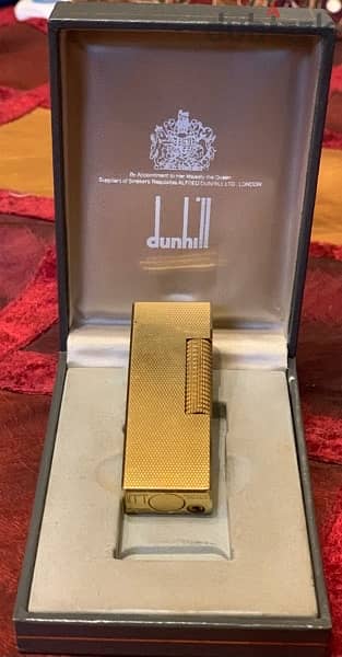 Dunhill Signature Rollagas Lighter - ولاعة دانهيل ذهب 0