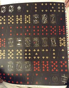1 Gold and 1 Red Arcane uncut sheet ( Very Rare ) ( Gold + Red )