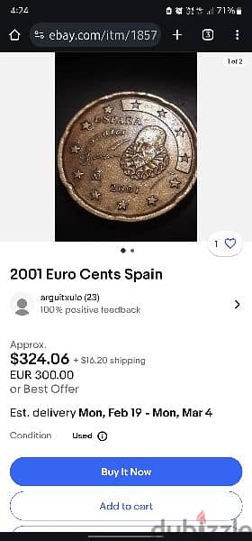 20 euro cent 2001 spain 5