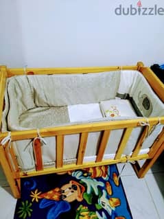 سرير اطفال خشب 0