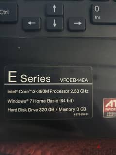 Sony VAIO black core i3 0
