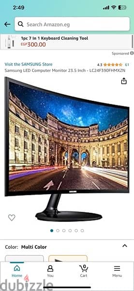 Samsung curved monitor 24 inch 5