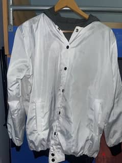 white waterproof jacket 0
