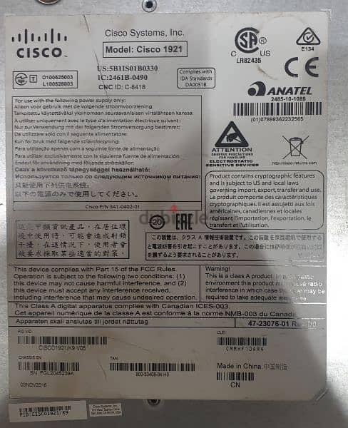 Cisco router 1921 & 878 & 898EAG LTE . . . راوتر سيسكو 2
