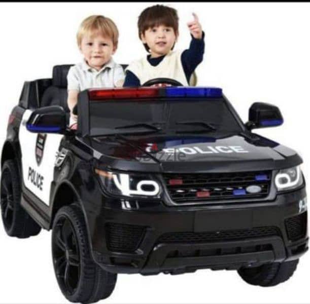 سيارة الشرطة الكهرباء للاطفال 0