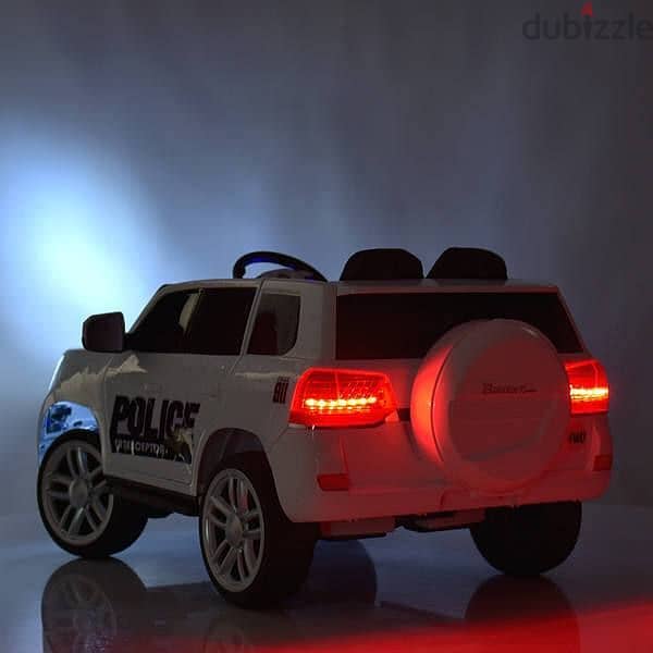 سيارة الشرطة الكهرباء للاطفال 3