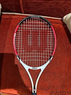 Original Willson Roger Federer 25 Used Tennis Racket With Its Cover 0
