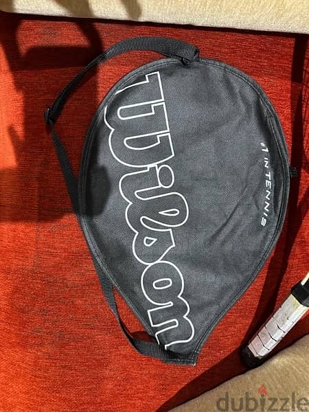 Original Willson Roger Federer 25 Used Tennis Racket With Its Cover 3