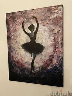 Ballerina canvas decoration لوحة ديكور منزلي