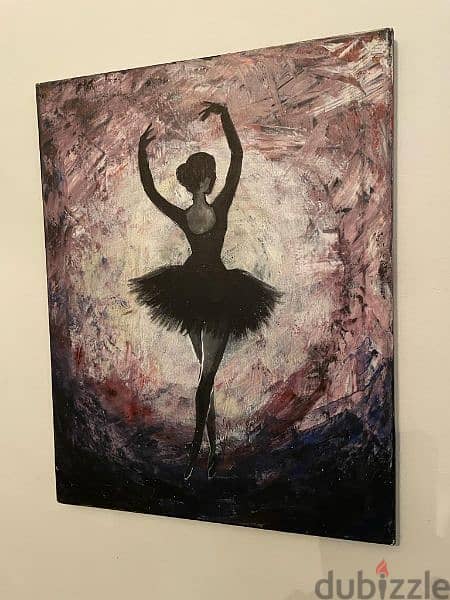 Ballerina canvas decoration لوحة ديكور منزلي 0