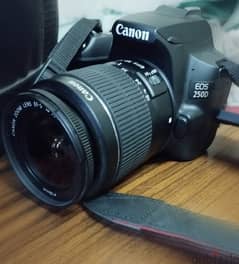 Canon 250D+lens18-55+lens50ml،اتعمل بيها اتنين سيشن فقط. .