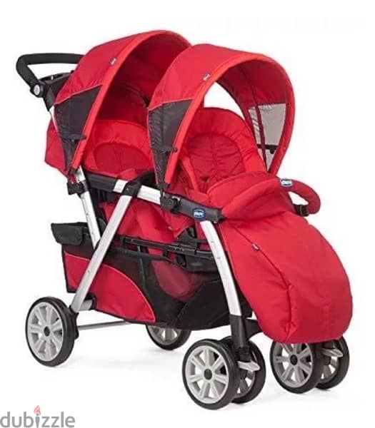 chicco twin stroller 2