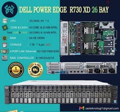 Dell power Edge R730 XD 26Bay