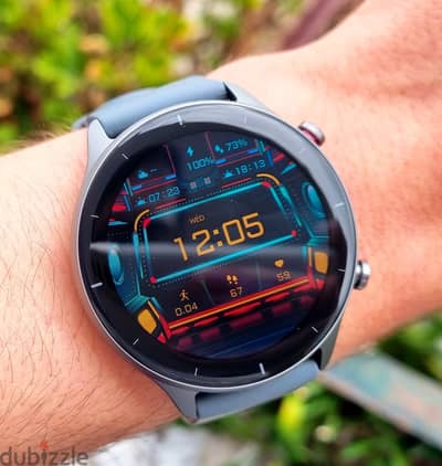 Amazfit GTR 2e watchكسر زيرو وارد الكويت بالعلبه وكافة المشتملات للبيع