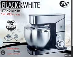 Black & White Mixer 10L 2000 Watt,عجان بلاك اند وايت