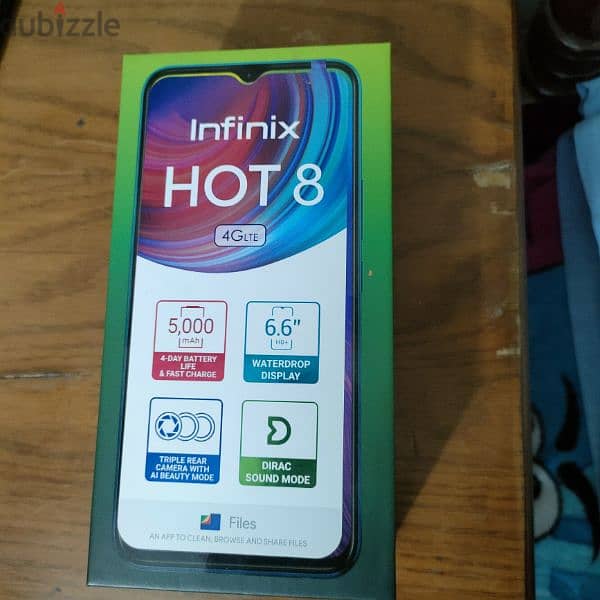 سعر لقطه وي لونه مميز Infinix Hot8 0