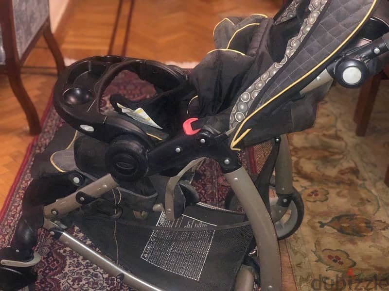 عربة اطفال و كرسي سيارة جراكو  Graco stroller -Car seat 1