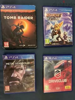 ps4 games for sale as a package or individually 0