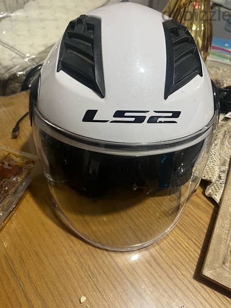 helmet LS2 half white 1