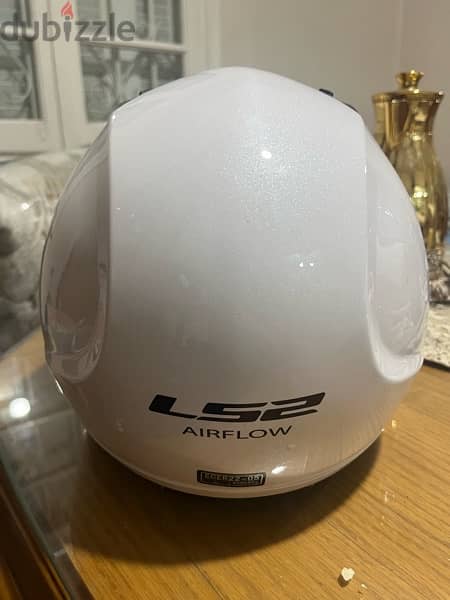 helmet LS2 half white 3