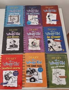Diary of a wimpy kid series 1,3,5,6,9,10,11,12,13