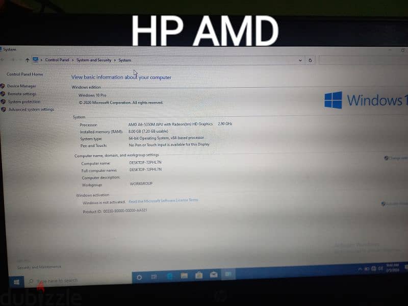 HP AMD 7