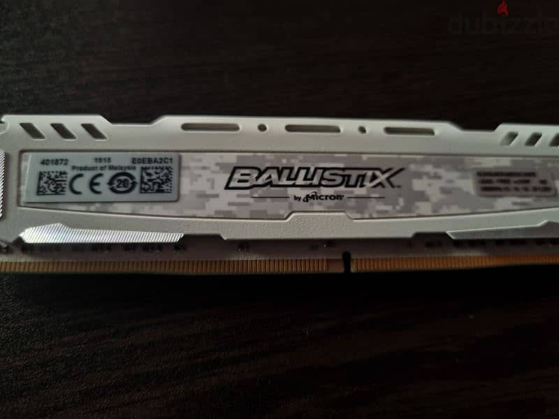 Ram Ballistix White 8 Gb, 3000 mhz 2