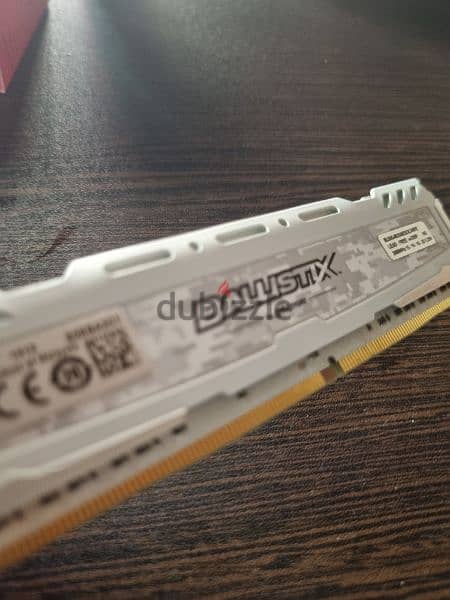 Ram Ballistix White 8 Gb, 3000 mhz 3