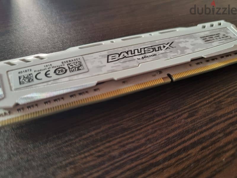 Ram Ballistix White 8 Gb, 3000 mhz 6