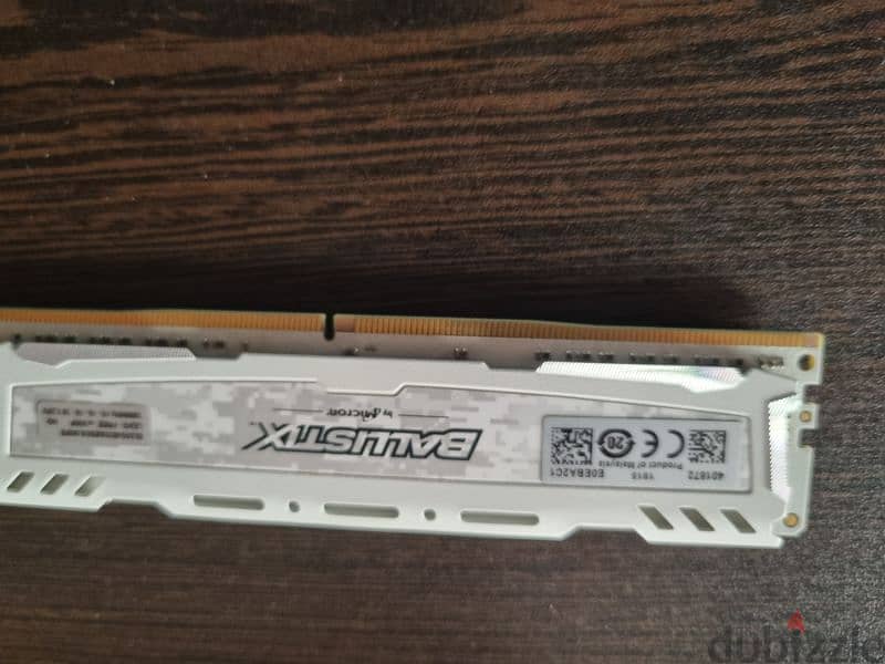 Ram Ballistix White 8 Gb, 3000 mhz 8