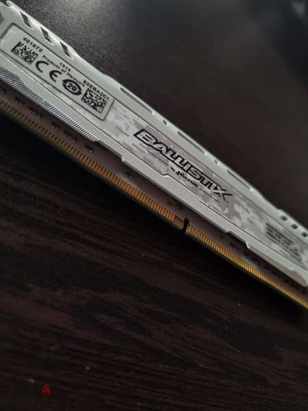 Ram Ballistix White 8 Gb, 3000 mhz 13