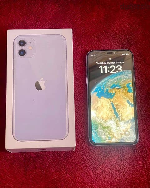 Iphone 11 64GB purple 1