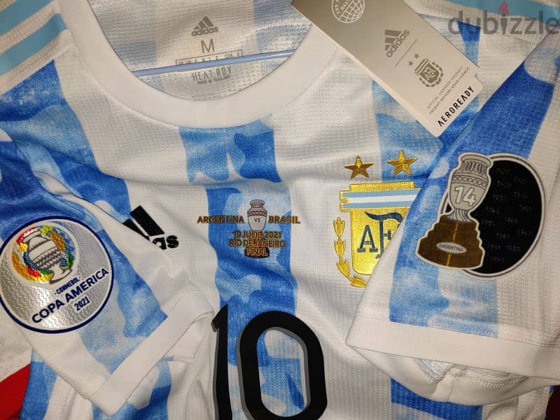 Argentina Messi Shirt Authentic Version, M, Mirror Original. Brand new 1