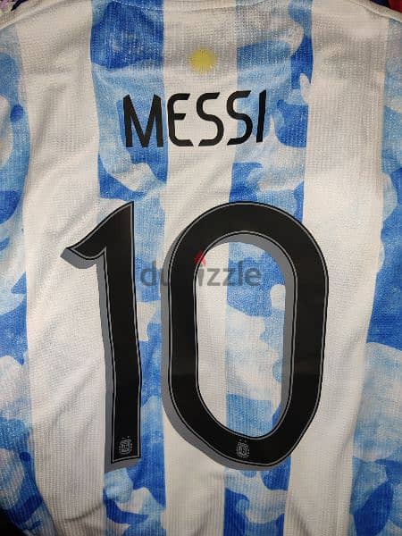 Argentina Messi Shirt Authentic Version, M, Mirror Original. Brand new 2