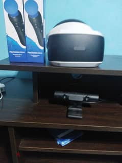 playstation VR bundle with controllers and games